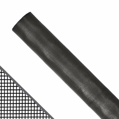 SAINT-GOBAIN ADFORS 72 in. W X 100 ft. L Charcoal Fiberglass Insect Screen Cloth FCS8719-M